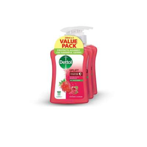 DETTOL HAND WASH STRAWBERRY VALUE PACK 250ML2+1