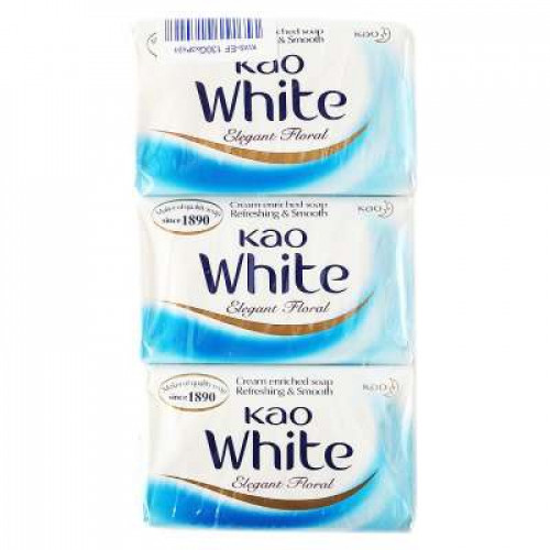 KAO WHITE SOAP ELEGANT 130G*3S