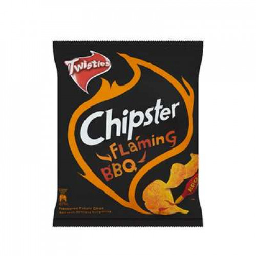 TWISTIES CHIPSTER FLAMING BBQ 60G