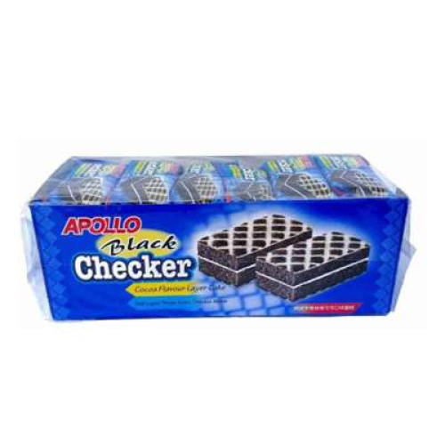 APOLLO BLACK CHECKER CAKES (9020M) 8S