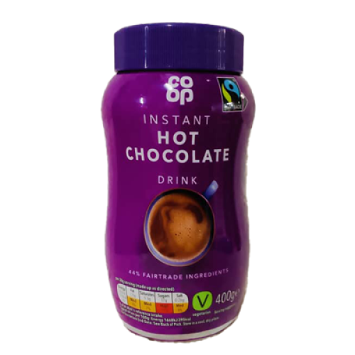 CO OP FAIRTRADE INSTANT HOT CHOCOLATE 400G