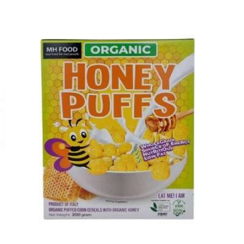 MH FOOD ORG HONEY PUFFS -CEREAL 200G