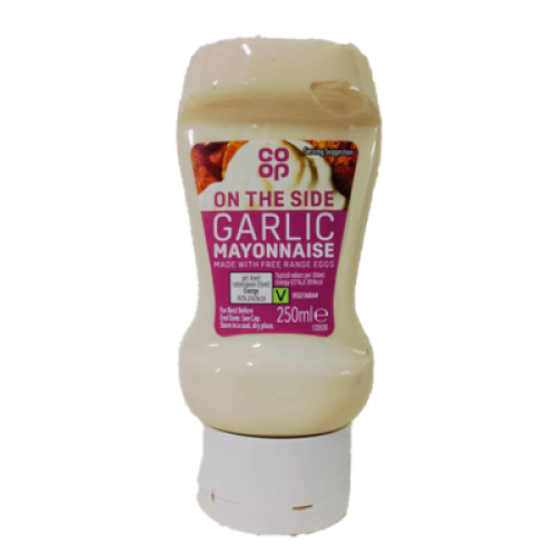 CO OP GARLIC MAYONNAISE SQUEEZY 250ML