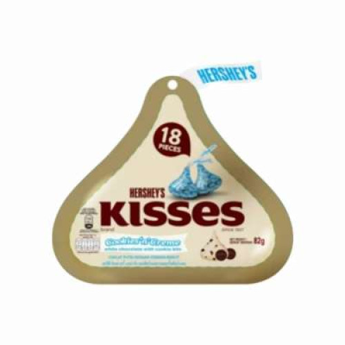 HERSHEYS KISSES COOKIES N CREME 82G