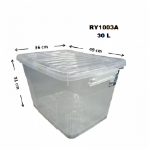 RY1003A 30LT STORAGE BOX (L49.0 X W36.0 X H31.0CM)