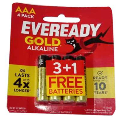 EVEREADY GOLD AAA A92BP3+1M (3 FREE 1)