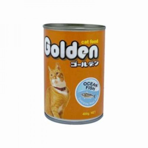 GOLDEN CAT CANNED FOOD OCEAN FISH 400G