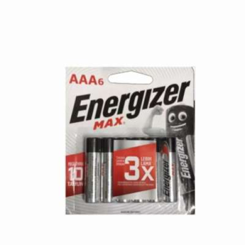 ENERGIZER MAX AAA E92BP6M 6S