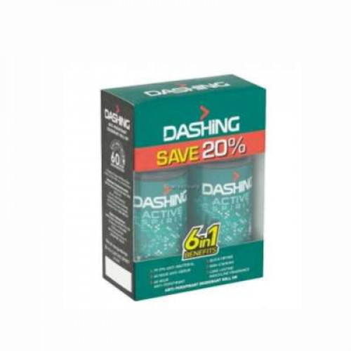DASHING ROLL ON - ACTIVE T/P 50ML*2
