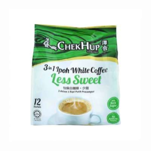 CHEK HUP 3IN1 WHITE COFFEE LESS SWEET 35G*12