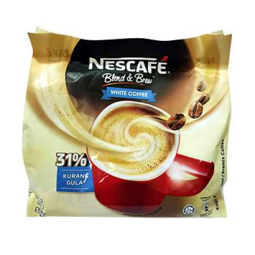 NESCAFE BLEND & BREW WHITE COFFEE 32G*15