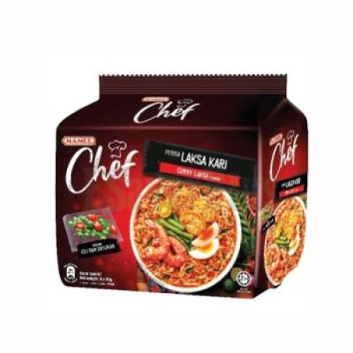 MAMEE CHEF CURRY LAKSA 80G*4