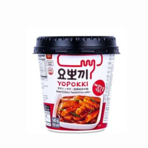 YOPOKKI SPICY RICE CAKE CUP 140G