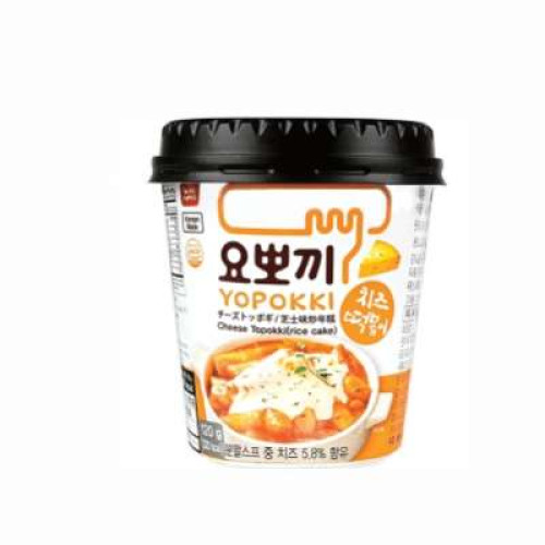 YOPOKKI CHEESE SPICY RICE CAKE CUP 120G
