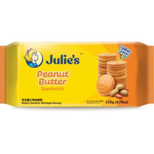 JULIE'S PEANUT BUTTER SANDWICH 135G