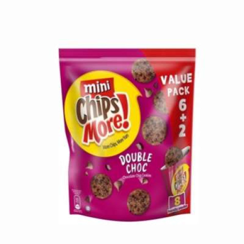 CHIPSMORE DBL CHOC HANDY MULTIPACK 28G*8