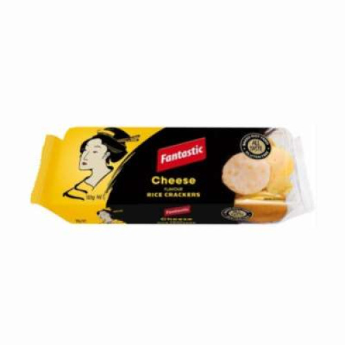 FANTASTIC RICE CRACKERS CHEESE 100G