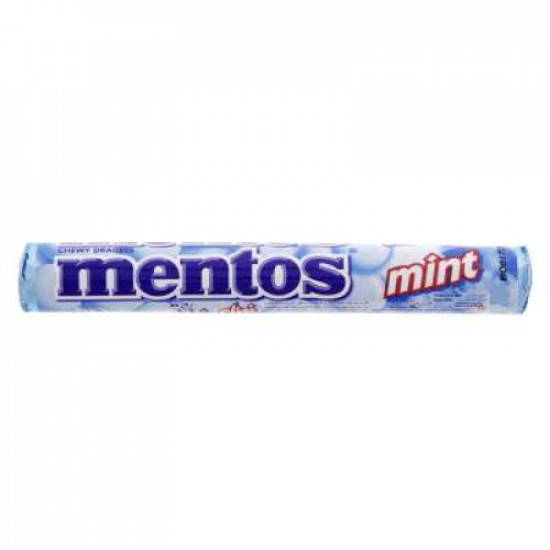 MENTOS CHEWY DRAGEES MINT 37G