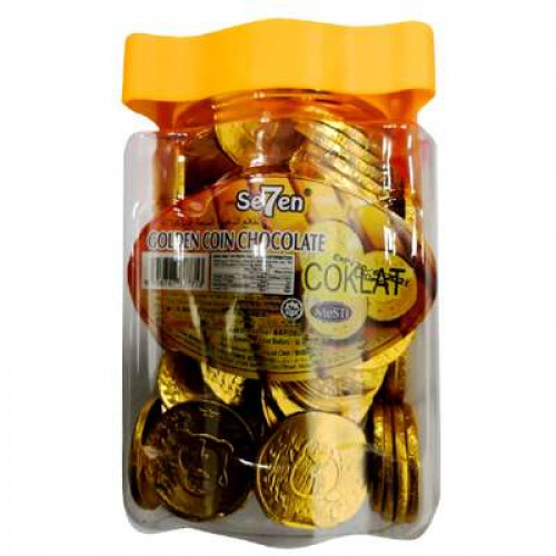 SEVEN GOLD COIN CHOCOLATE 120'S