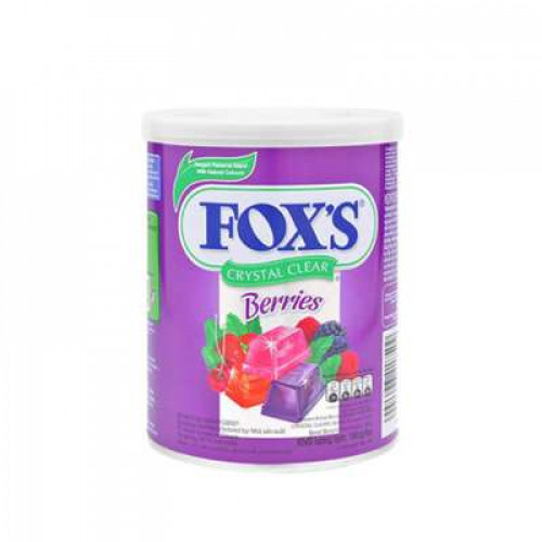 FOX'S TIN CRYSTAL CLEAR BERRIES 180G