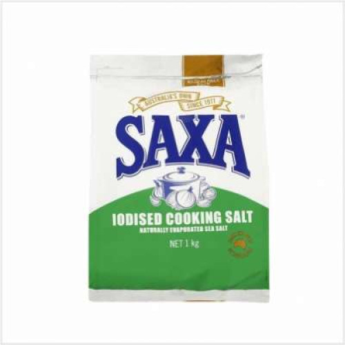 SAXA IODISED COOKING SALT 1KG