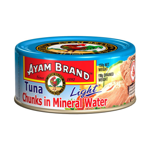 AYAM BRAND TUNA CHUNK-MINERAL WATER 150G