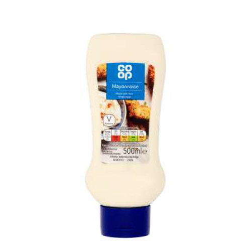 CO OP REAL MAYONNAISE SQUEEZY 500ML