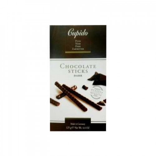 CUPIDO CHOCOLATE STICKS DARK 125G
