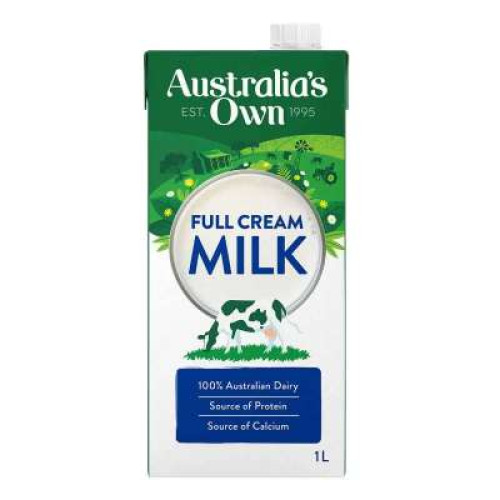 AUSTRALIA'S OWN FULL CREAM MILK 1L