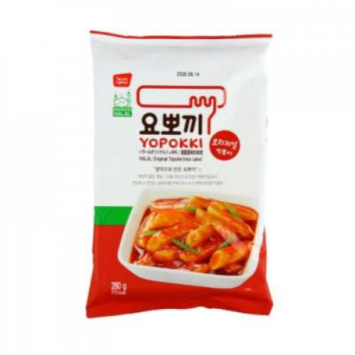 YOPOKKI HOT & SPICY RICE CAKE POUCH 280G