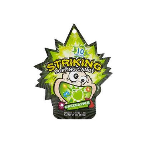 STRIKING POPPING CANDY GREEN APPLE 15G