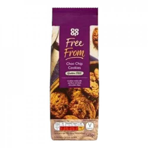 CO OP FREE FROM CHOC CHIP COOKIES 145G