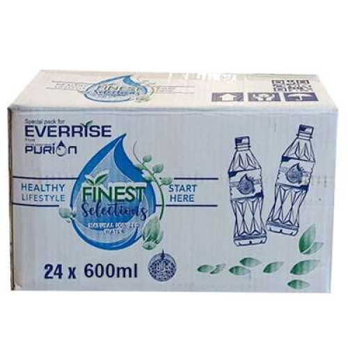 FINEST NATURAL IONIZED WATER 600ML X24