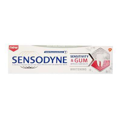 SENSODYNE SENSI & GUM WHITE 100G TP FOC TB