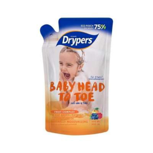 DRYPERS BABY HEAD TO TOE 450ML - FRUIT