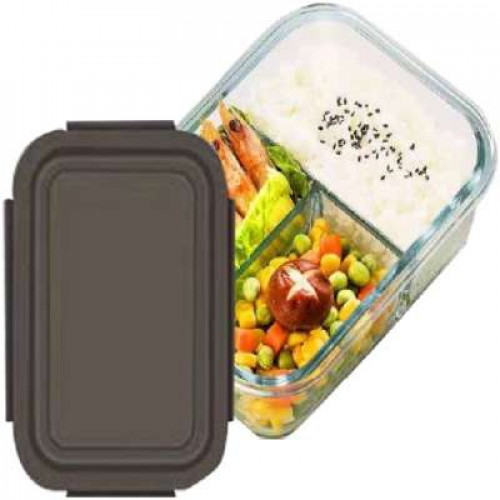 SIS378 BLACK GLASS CONTAINER 1060ML (3D)
